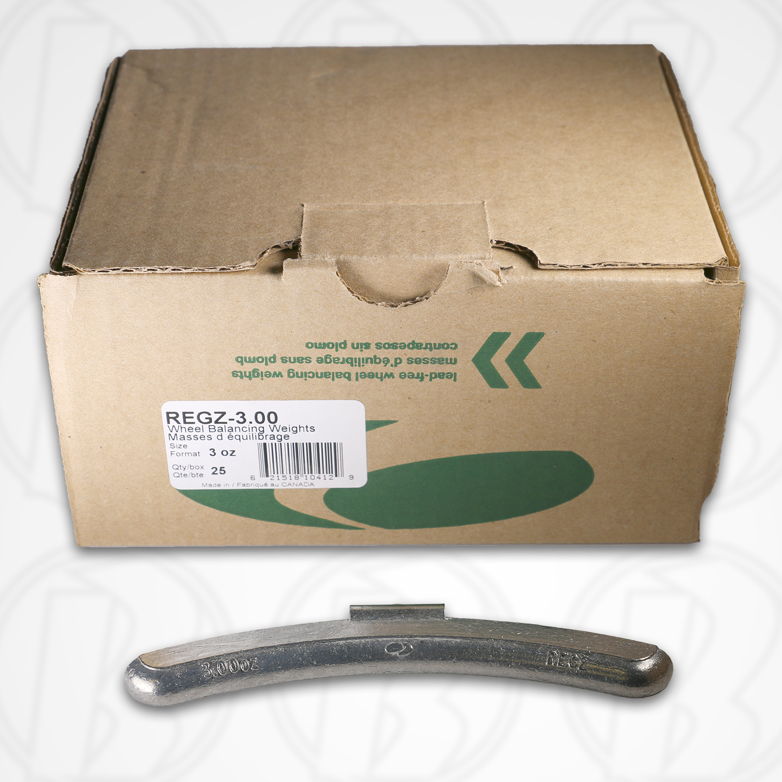 25 pc | Steel 3.00 oz Clip / Hammer on Wheel Balancing Weights 25 pc | Steel 3.00 oz Clip / Hammer on Wheel Balancing Weights